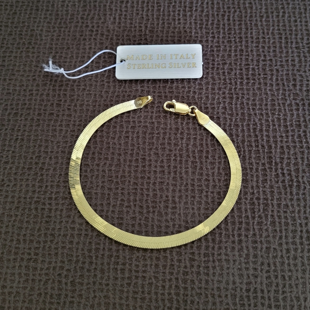Mia Fiore Two✌️ Tone Herringbone Bracelet - NWT - Picture 2 of 16